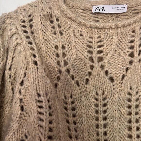 Zara Mesh Chunky Sweater - Picture 3 of 3